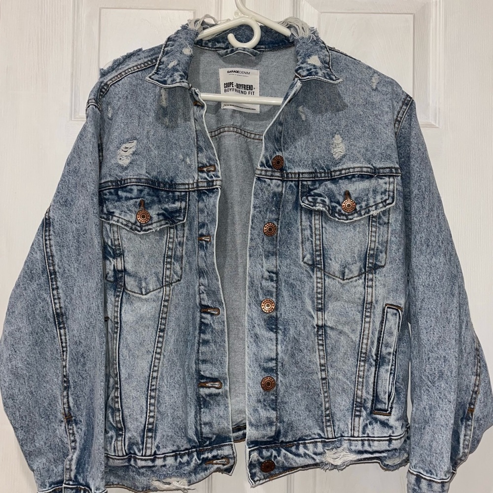 Distressed Denim Jacket